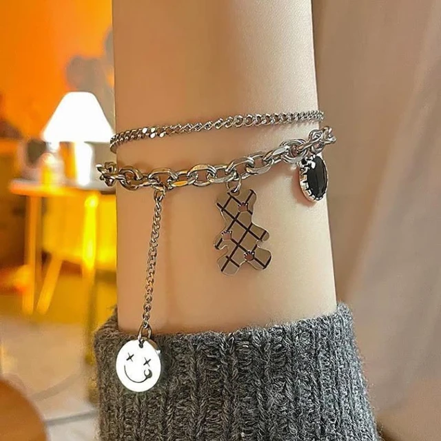 Stainless Steel Cuban Chain Link Womens Charm Bracelet Gold For Men And  Women Adjustable And Cool Hiphop Rock Braclet Gift Lov7313203 From Eytte,  $16.25 | DHgate.Com
