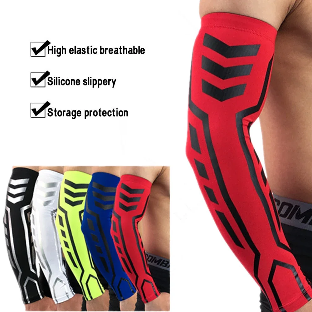 Sports Compression Arm Sleeves Moisture Wicking Great Arm Warmers for Running Cycling Athletic or General for Women Men cooling arm sleeves arm sleeves 1Pcs