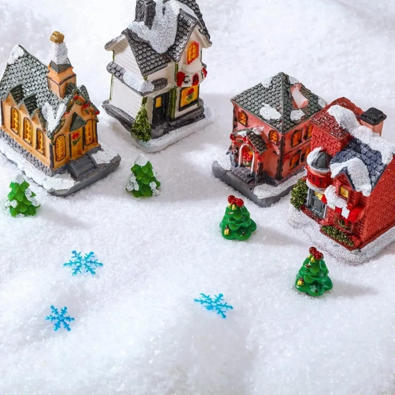 200g Kerst Kunstmatige Nep Sneeuwvlokken Decoratieve Kunstmatige