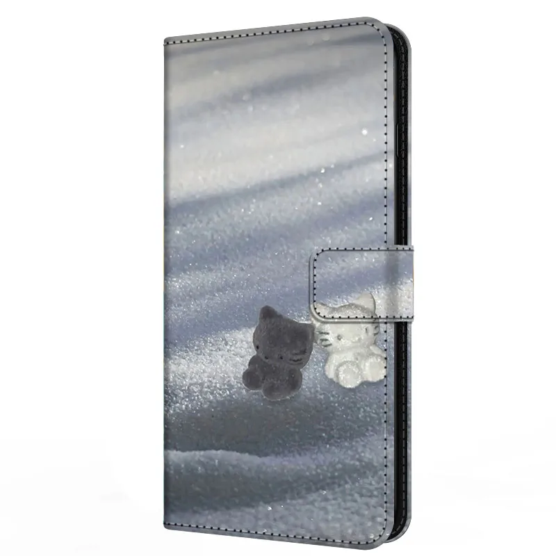 Magnetic Pink Leather Wallet Case - Book Style Flip Cover