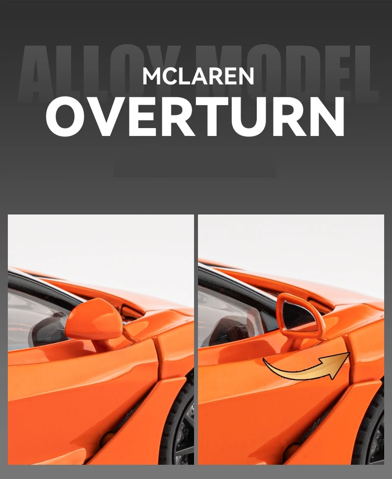 McLaren 720 S 1/24 Diecast Model Araba