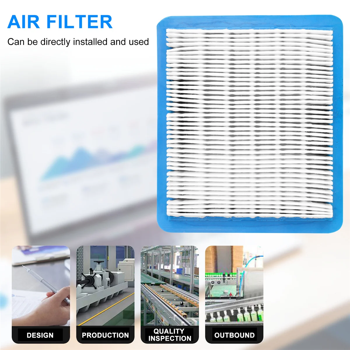 

10 шт., Сменный фильтр для газона Stratton 491588 491588