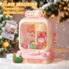New Mini Claw Machine Rabbit  Electronic Dispenser Arcade Game Candy Crane Game Doll Capsule Toy Music And Lighting Kids Gift 1
