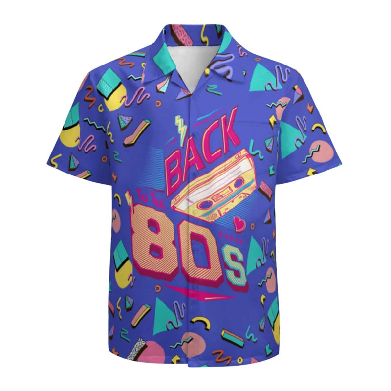 Men's shirt lapel summer short-sleeved new style for work, daily casual, breathable, comfortable, simple and fashionable 2