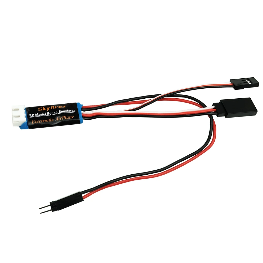 Module sonore pour avion RC installé dans un fuselage, haut-parleur simulation moteur 2W en place.