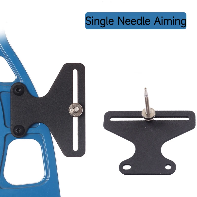 

Archery 1Pin Bow Sights Single Pin Bow Sighting Recurve Compound Bow 1-Pin Aiming Metal Needle Aim Shooting Sight