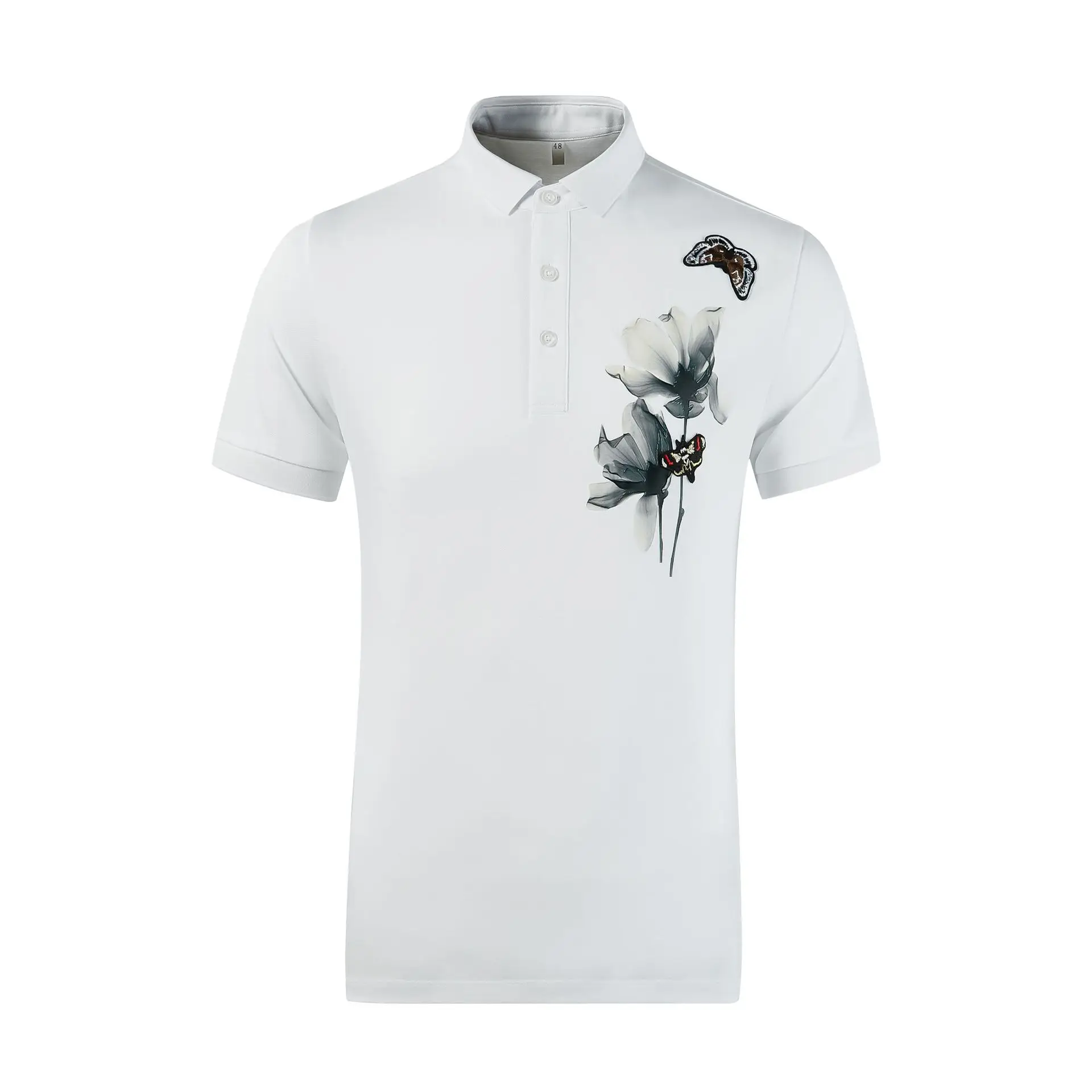 

High Quality Luxury Jewelry New Mens Shirt Fashion Printing Patterns Short-Sleeved Shirt Chinese Style Casual Size Men'S Shirts