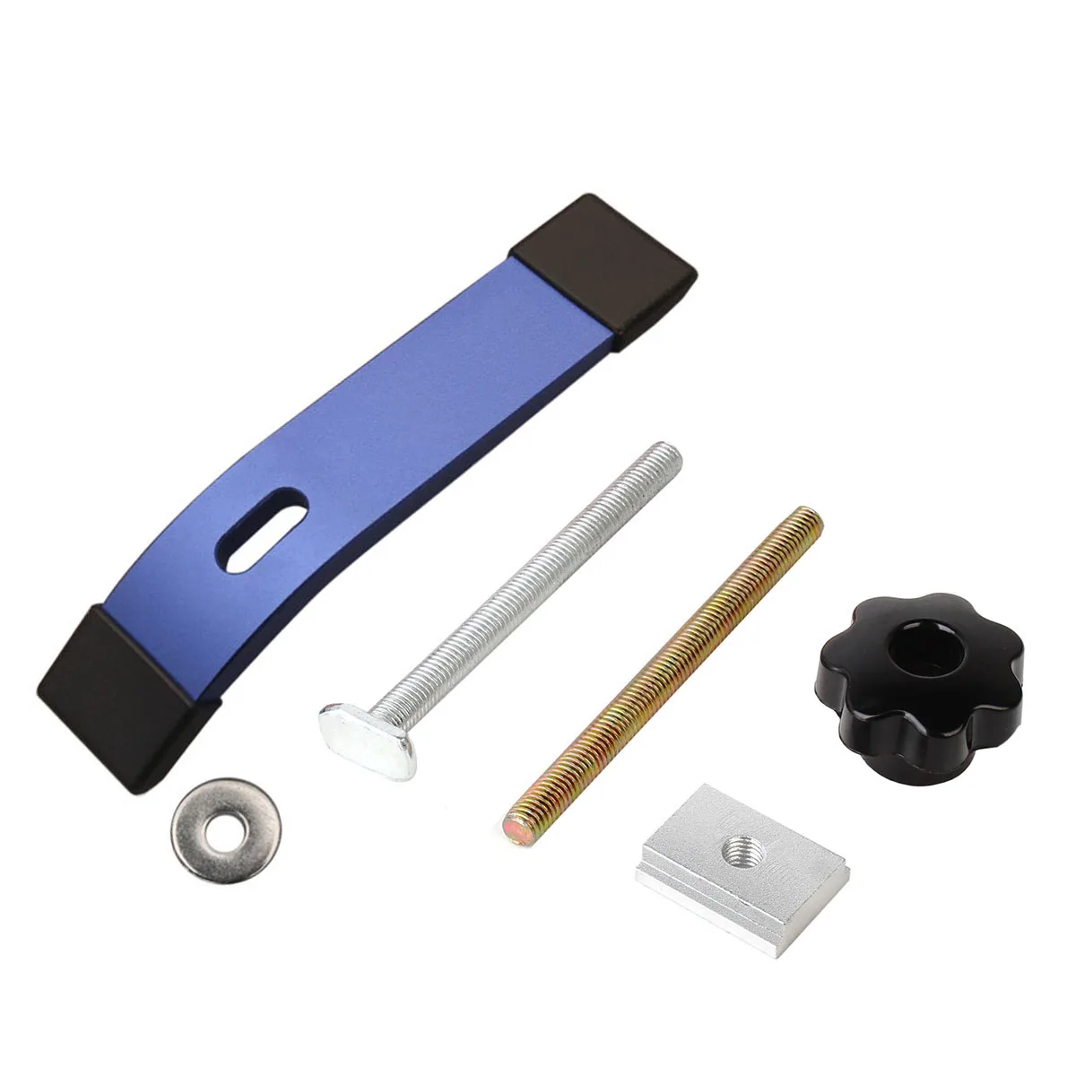 T-Track Halten Unten Klemme Holzbearbeitung Rutsche Schiene Tisch Säge Klemmen Hochfeste Aluminium Legierung T Track CNC router Klemme – Detail 8