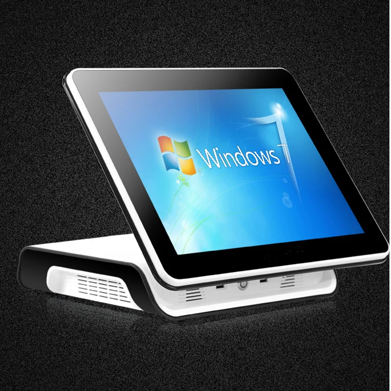 15 "Dual Lcd Screen One Touch Panel Pos Machine Registratore Di Cassa Per Ristoranti E Supermercati Tutto In Un Terminale Di Sistema Pos