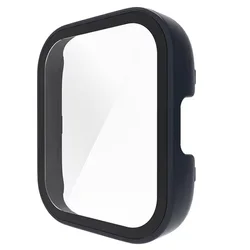 Premium Tempered Glass Screen Protector & Protective Bumper Cover - Redmi Watch 5 Active (Ink Blue)