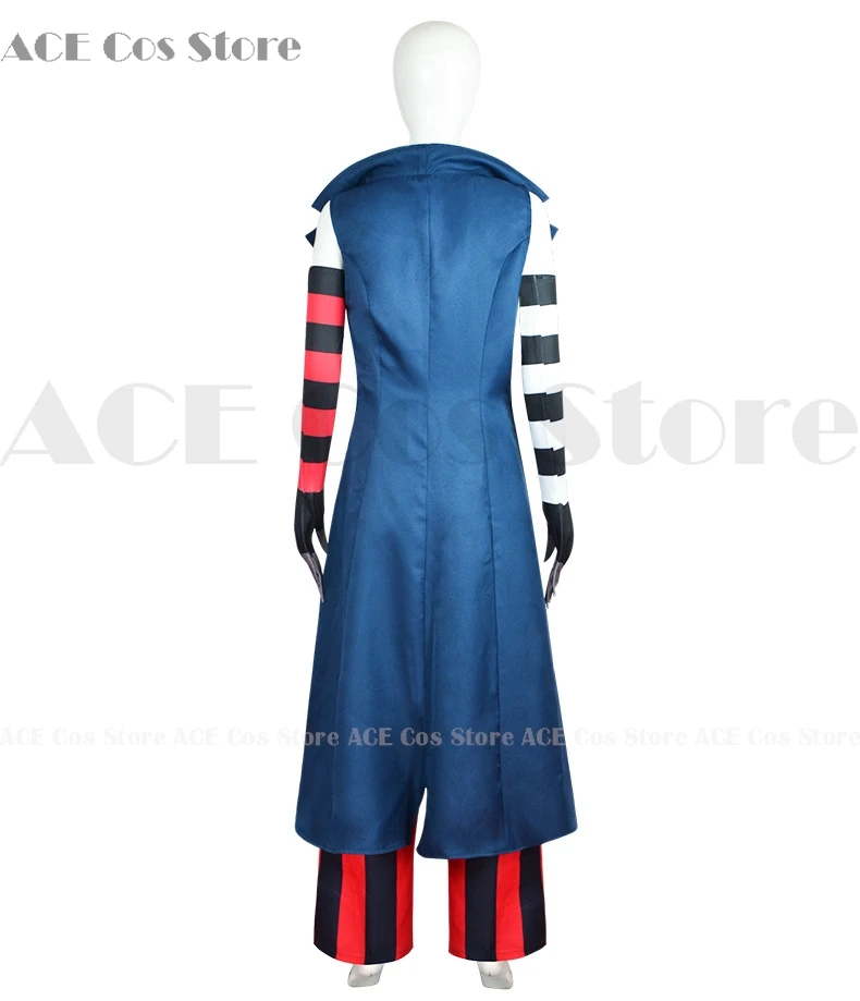 Hazbin Velvette Hotel Cosplay Outfit Costume Wig Earring 3V Vees VVV Halloween Party Demon Carnaval Anime Cosplay Women Clothes 29