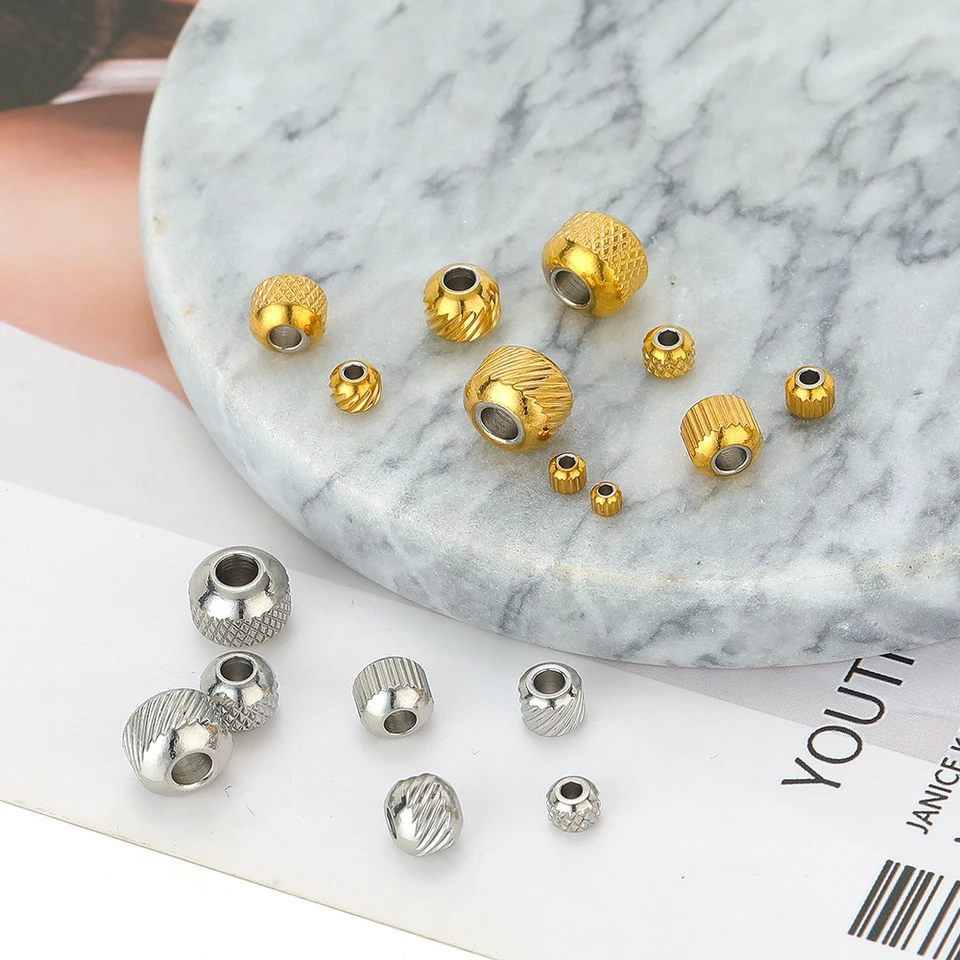 Lot De 500 Perles à Sertir Dorées En Cuivre Pour La