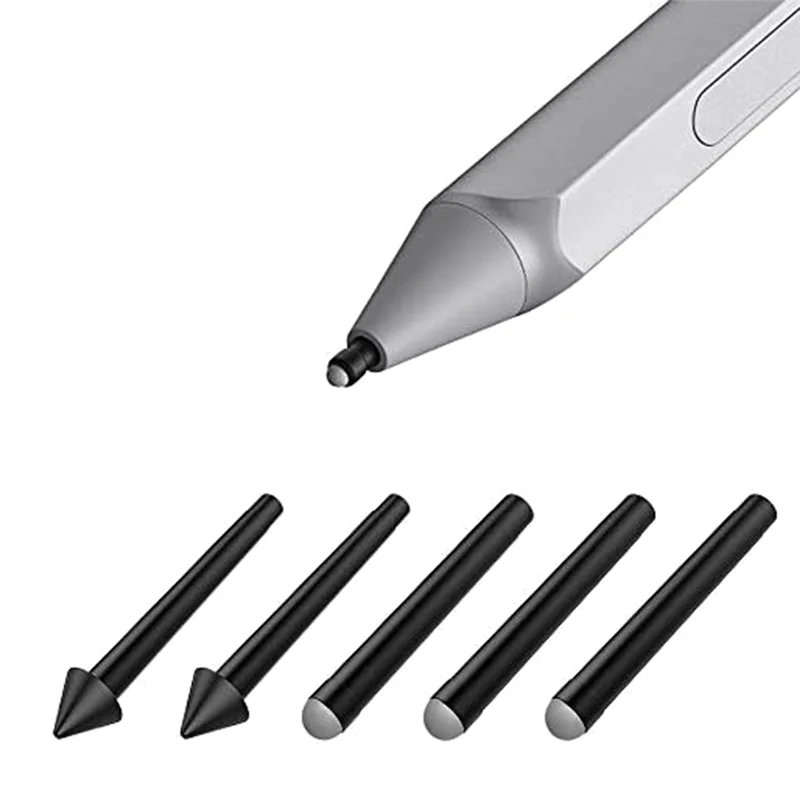 5 Pezzi Punte Per Penna Punta Per Penna Stilo 2H 2H Kit Di Ricambio Per Surface Pro 7/6/5/4/Book/Studio/Go