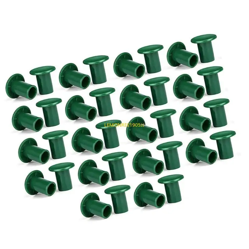 62CE 36Pcs PVC Garden Canes End Caps For Stake Injury Prevention
