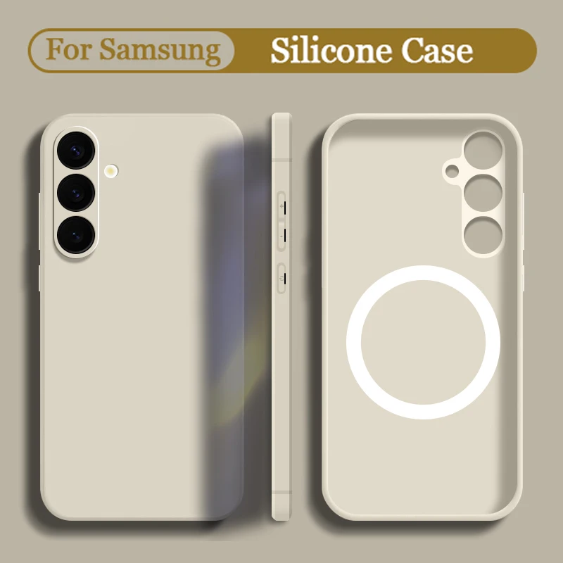 Premium Soft TPU Silicone Shockproof Phone Protector Case - Solid Color Cover