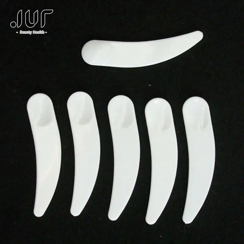 10/20/50/100 pcs/set Disposable Cosmetic Spatula Scoop Plastic Makeup Mask Cream Spoon Facial Mask stick Makeup Tools