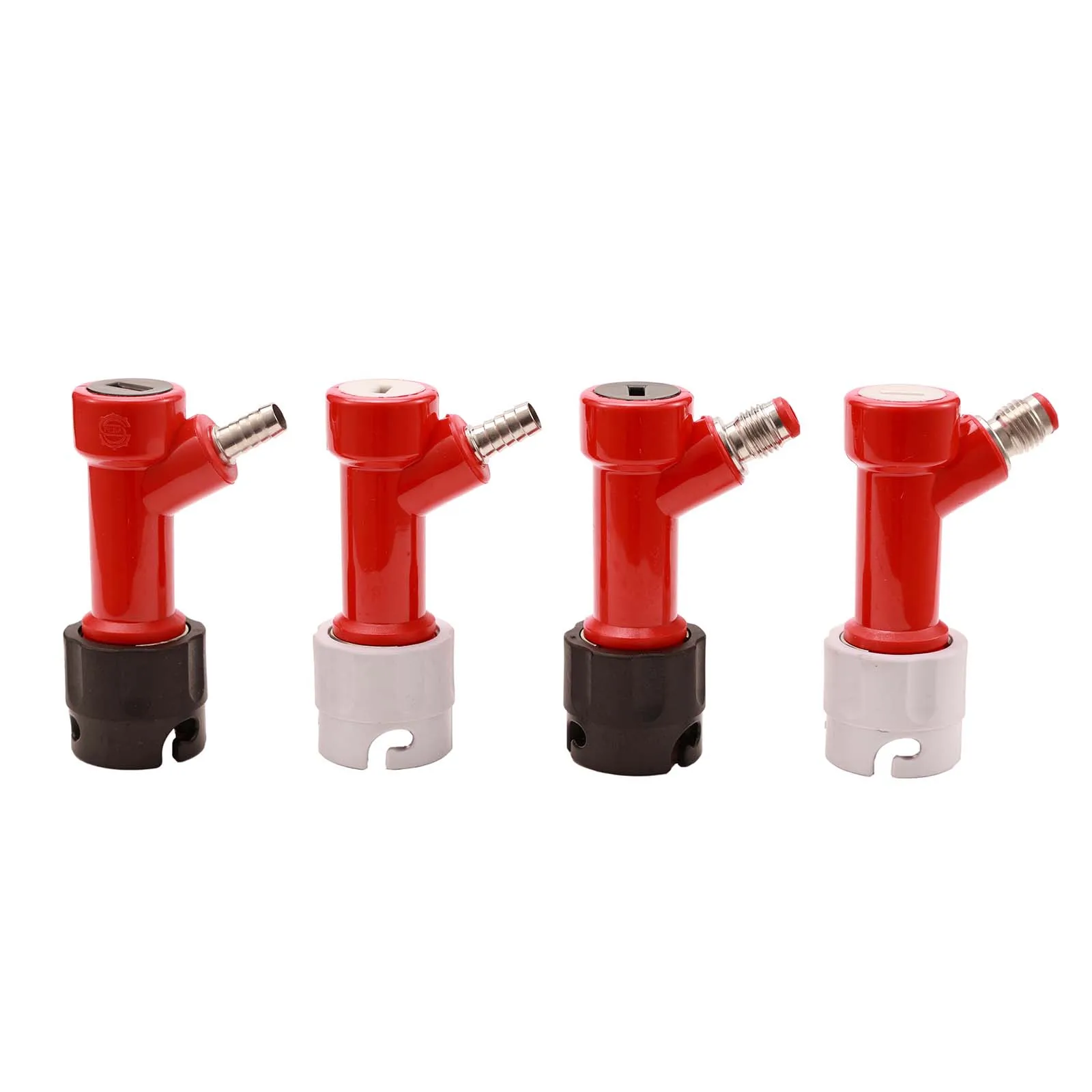 Homebrew Beer Keg Connector Dispenser Plastic Pin Lock Liquid Gas Disconnect 1/4"Barb 1/4"MFL Plastic ABS