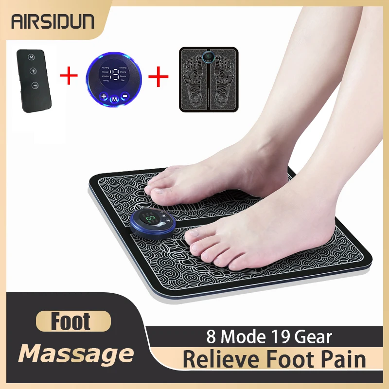 

8-mode Foot Massager Pulse Current Massage Portable Small Massager 19 Gear Adjustment