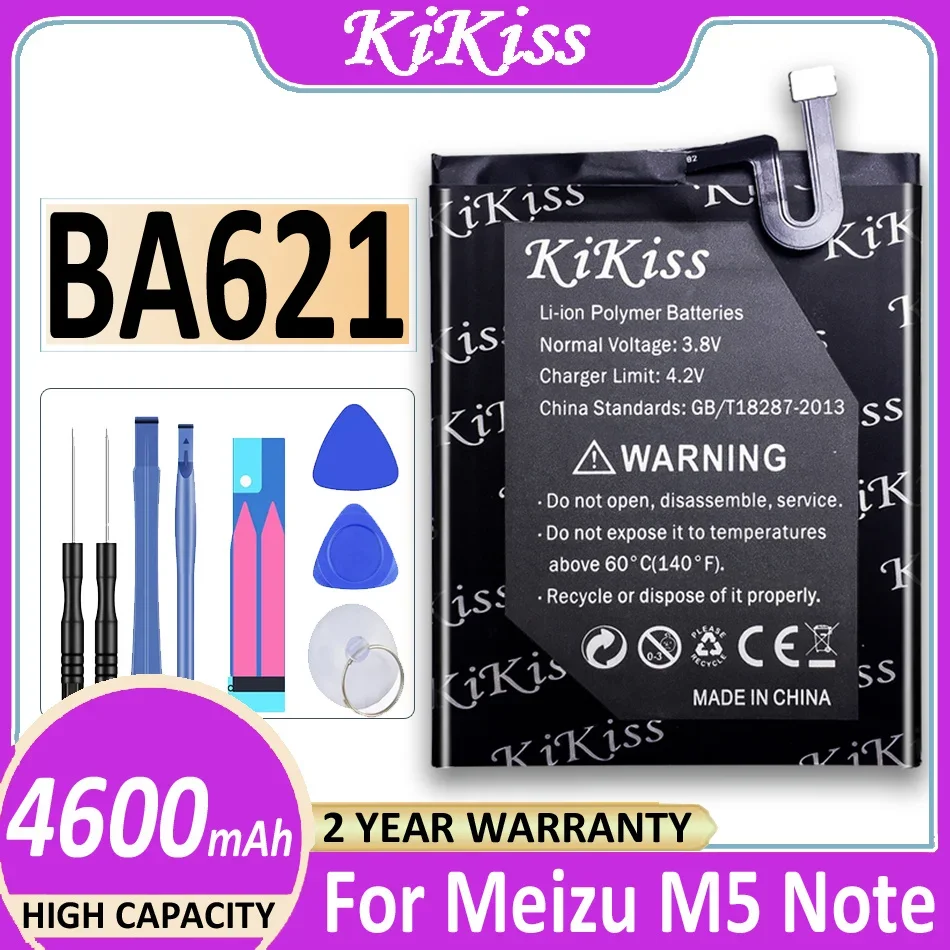 

BA621 BA 621 4600mAh Battery For Mei Zu Note 5 Battery For Meizu Meizy Meilan Note5/M5 Note M5Note Bateria + Tracking Number