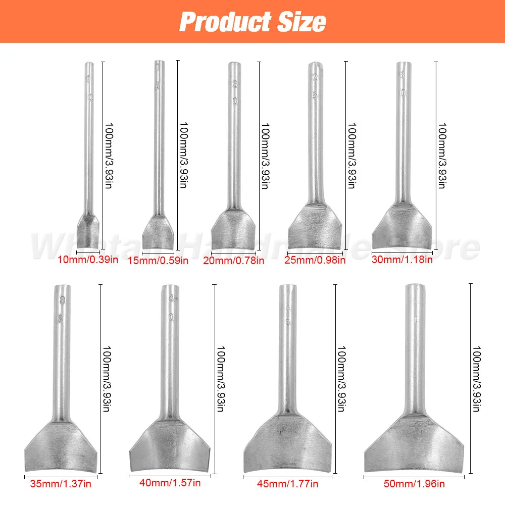 Leather Tools Leather Craft Tool Kit Leather Craft Tools Leather Craft Tool Leather Punches 1Pc 10mm-50mm Leather Craft Half-Round Cutter Punch Tools DIY Leather Belt Wallet Strap Cowhide Punches Tools for Belt Strap
