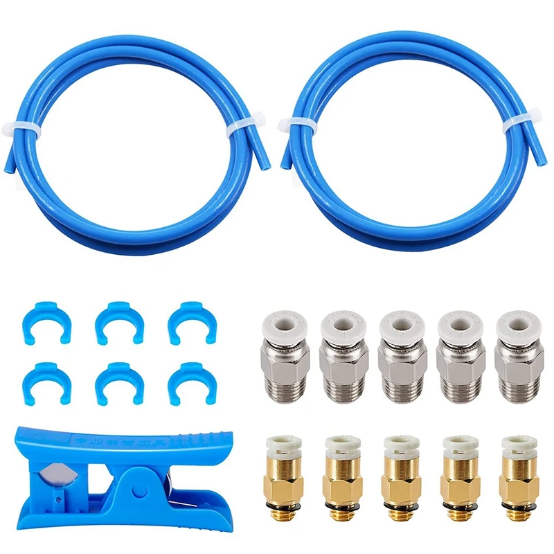3d Printer Accessories, Pc4m6 Pc4m10 Pneumatic Fittings, Ptfe Bowden