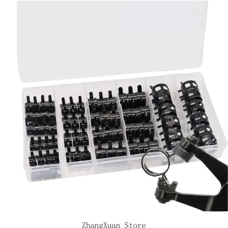 3xUF 72 -Pieces Robus Feder Stahl P Clip für zuverlässige industrielle Anwendungen – Detail 7