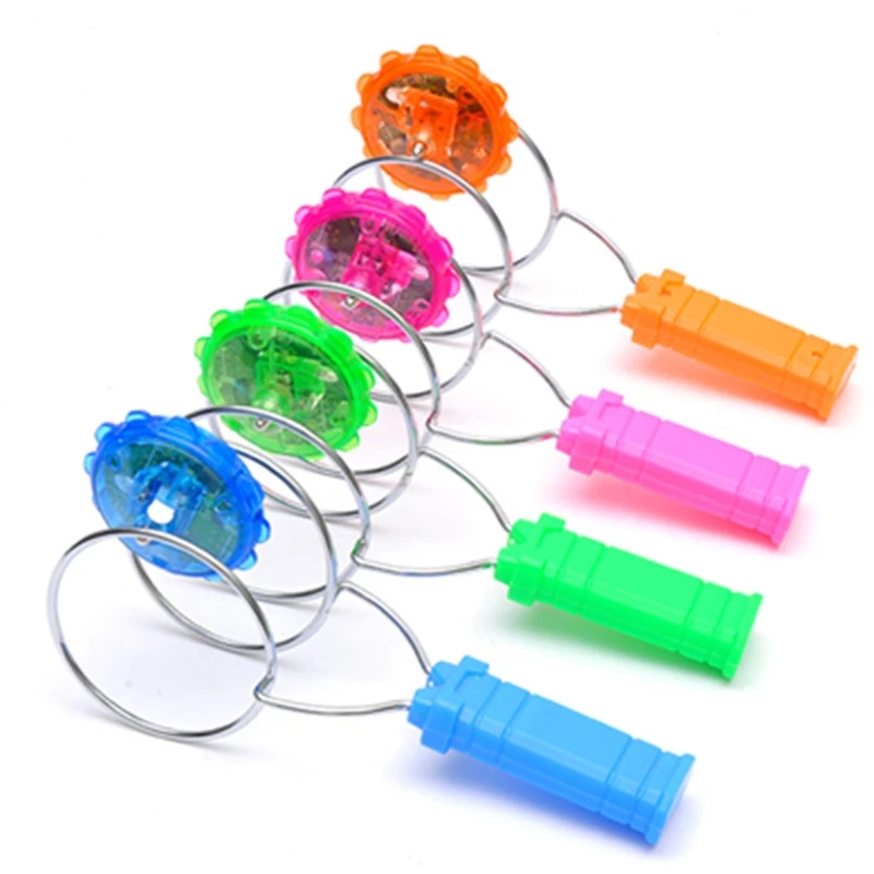 Magnetic Spinning Top Luminous Toy for Children Party Props Flashing Spinner Gyros Wheel Rotation