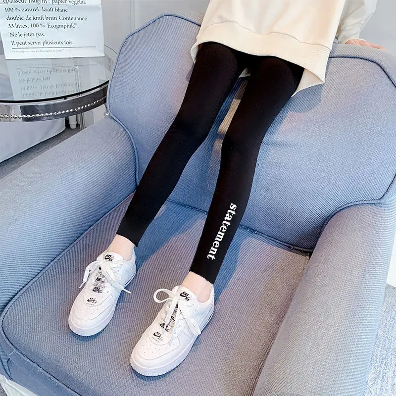 2024 Kids Skinny Leggings for Girls winter Autumn Korean Teenager