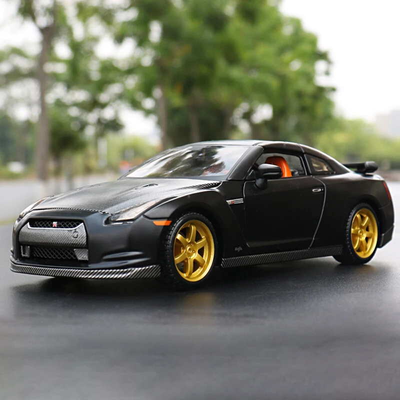

Модифицированный автомобиль Maisto 1:24 Nissan GTR 2009, модель автомобиля из сплава, Литые и игрушечные автомобили, коллекционный автомобиль, игрушка для мальчика, подарок на день рождения