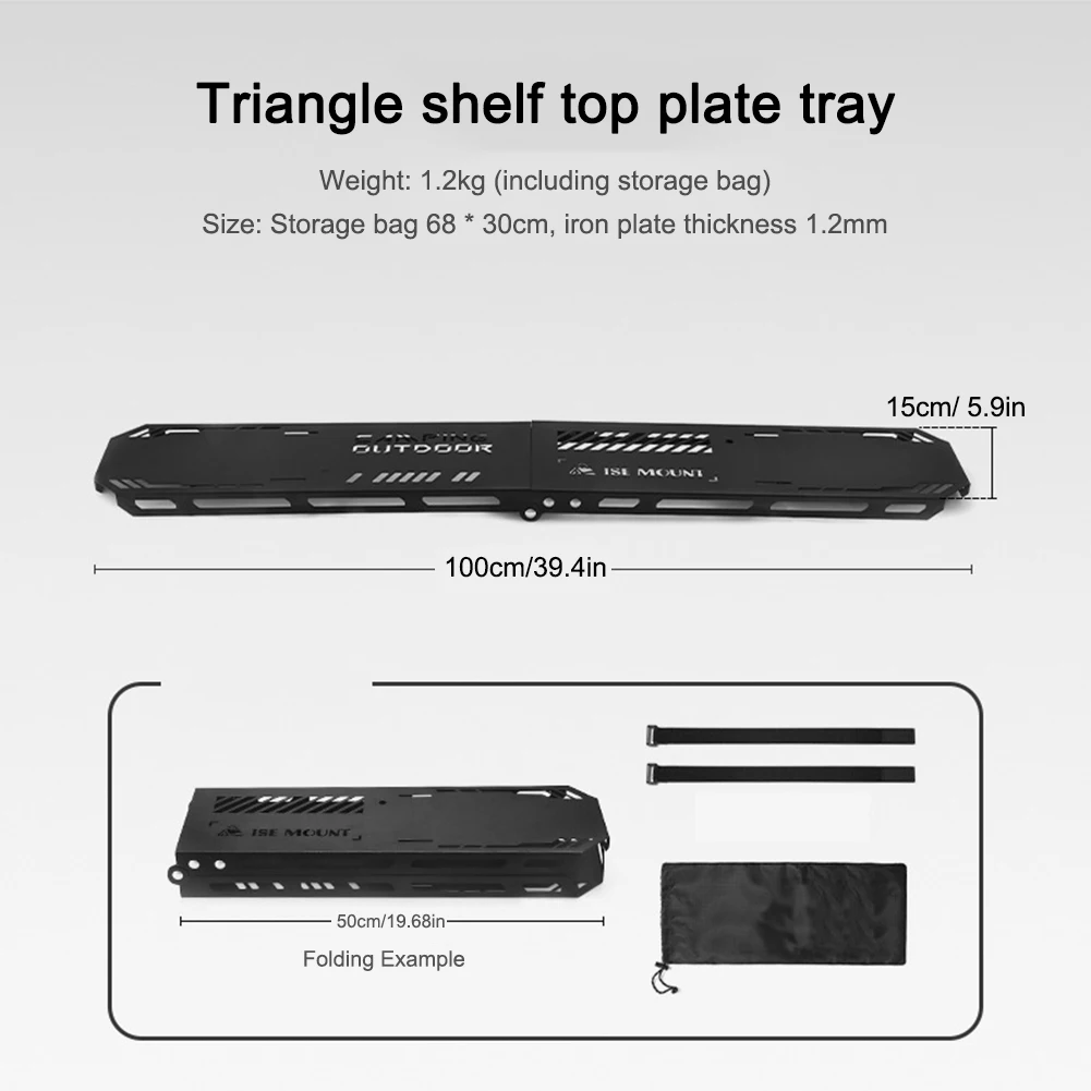 Foldable Camping Tripod Plate 6