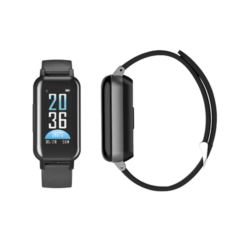 TWS Bluetooth Earphone Smart Watch Press Control Smart Watch Support BT Call Music Fitness Bracelet Smart Band