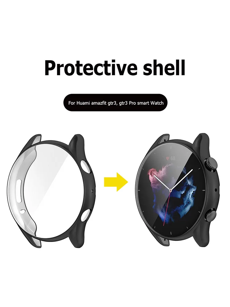 Shockproof Full Screen TPU Smartwatch Protector Case Cover