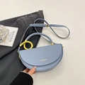 Blue saddle bag