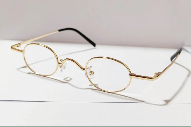 Yujo Women's Full Rim Oval Round Alloy Reading Glasses 14126 Image 8