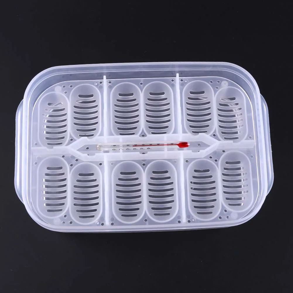Reptiles Eggs Breeding Hatcher Case 12 Grids