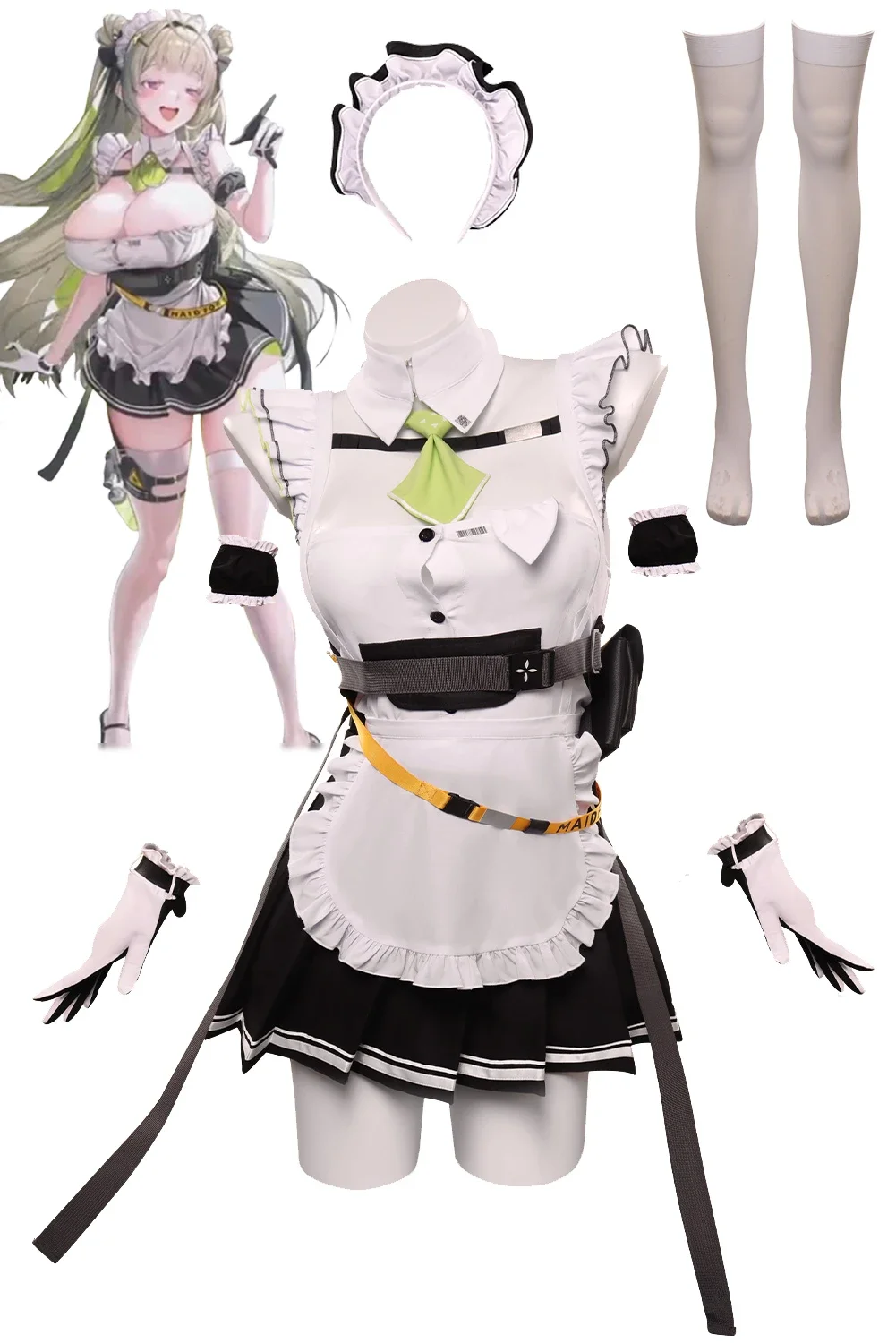 

Soda Cosplay Maid Dress Women Costume Anime Game NIKKE The Goddess Of Victory Roleplay Fantasia Halloween Carnival Party Clothes