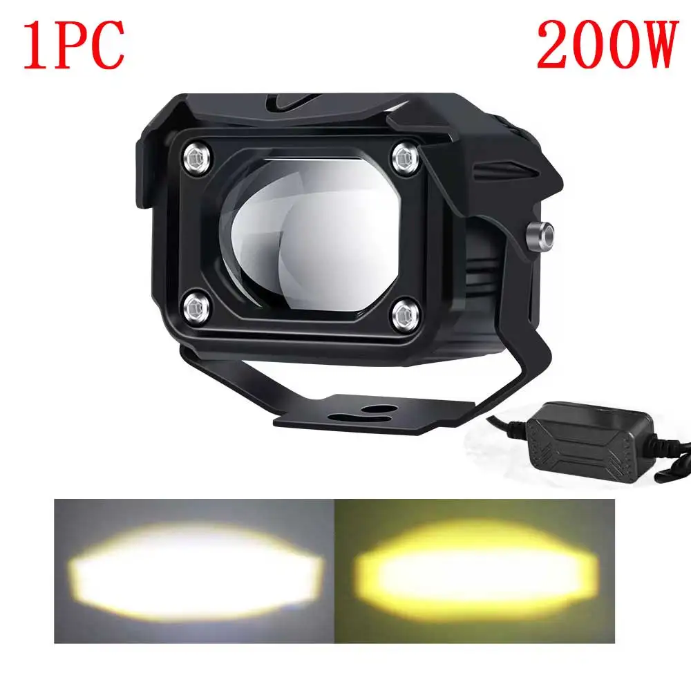 

Additional High Power Motorcycle Spotlights Led Lights Canbus Projector LED Fog Lamp 300W High Beam12V 24V for ATV Truck SUV UTV