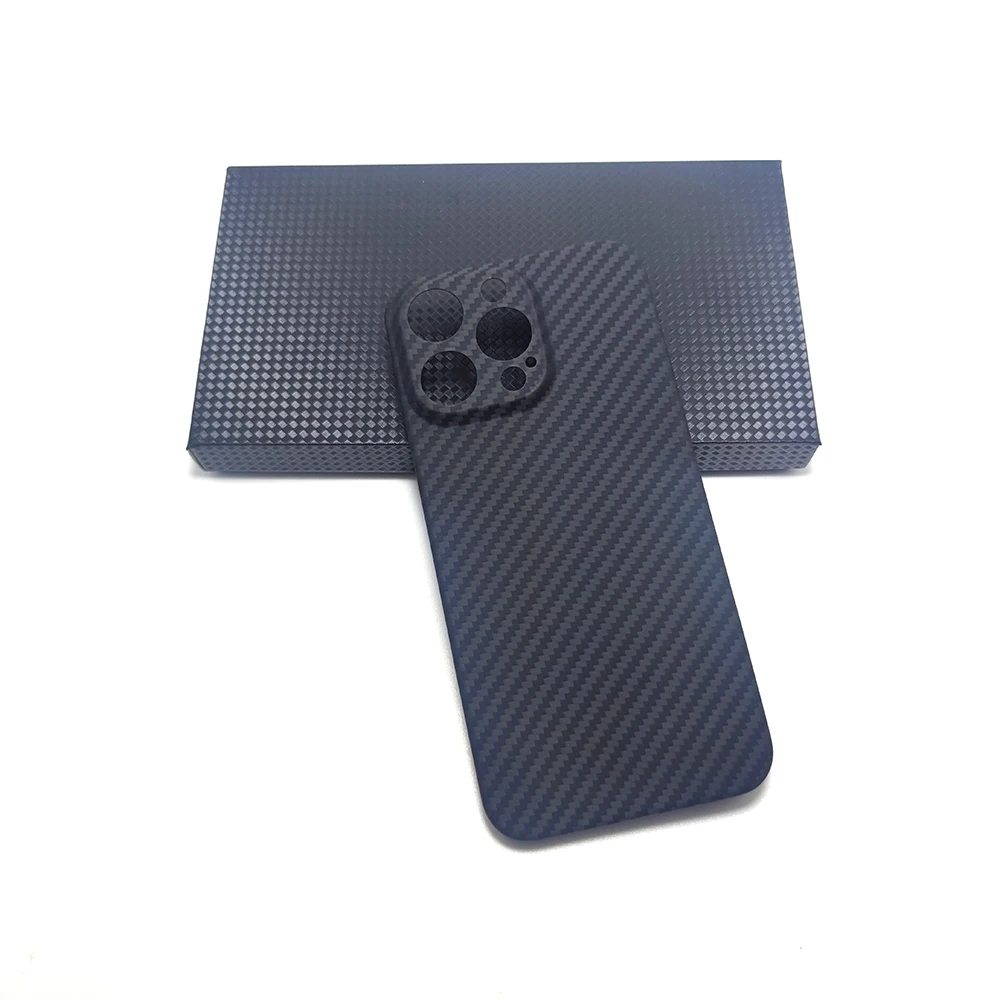 

really carbon fiber for iPhone 15 pro max case Black Lens protection ultra-thin Carbon fiber case for iphone 15 pro plus cover