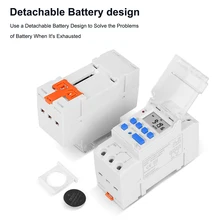 

Weekly 7 Days Programmable Electronic Digital Industrial Time Switch Relay Timer Control AC220V/110V/24V/12V 16A Din Rail Mount