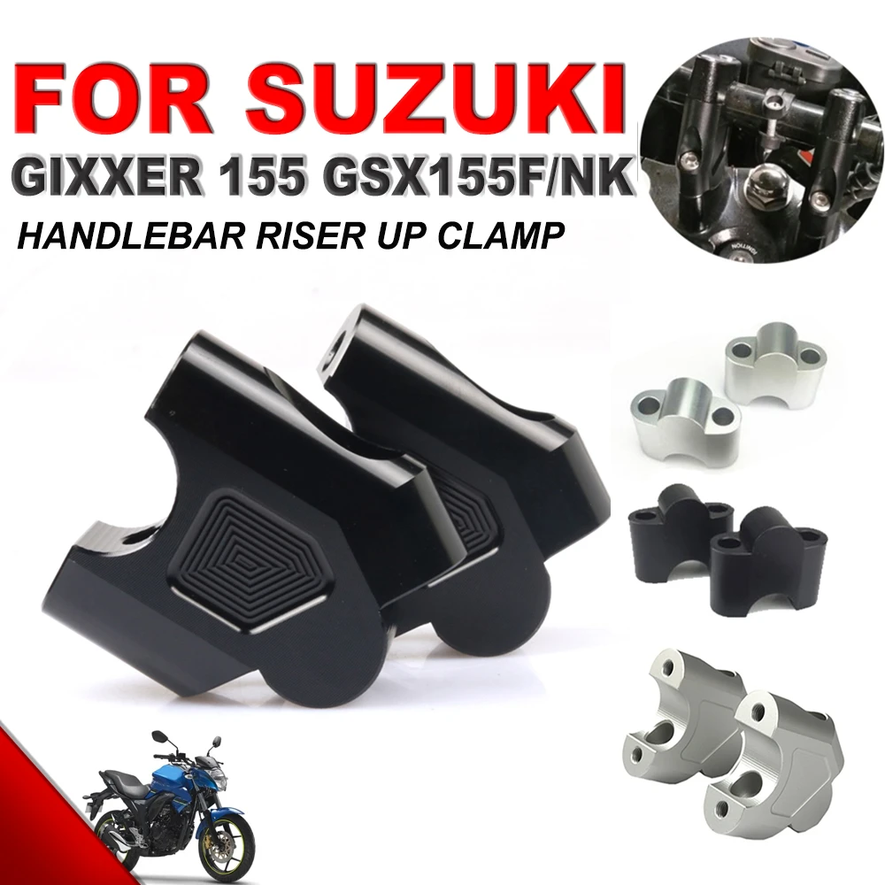 Motorcycle Riser Up Lifting Handlebar Clamp For Suzuki Gixxer 155