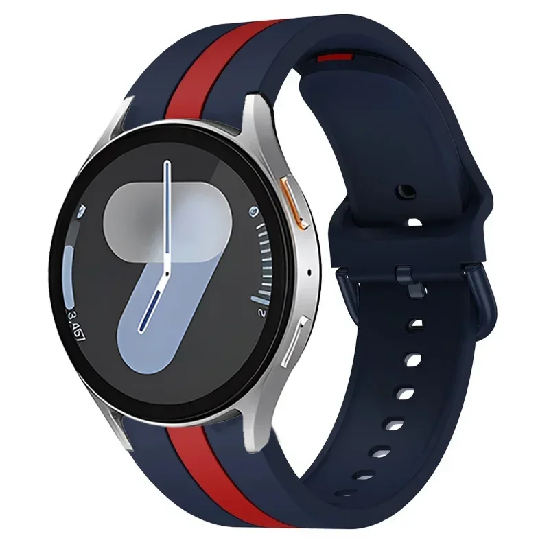 Dual-Color Silicone Strap - Comfortable Watch Band Bracelet