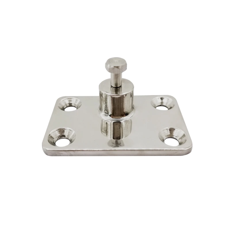 ISURE MARINE  Grade 316 Stainless Steel  New Deck Hinges Plate Side Mount Bimini Top boat 316 marine stainless steel deck hinges side mount bimini top fitting hardware for marine canopy tops