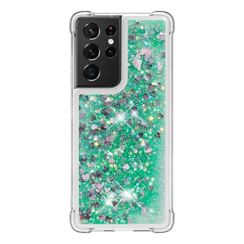 kawaii phone case samsung Quicksand Ốp Lưng Điện Thoại Samsung Galaxy S10 S20 S21 S22 Plus Dành Cho Samsung S20 FE S 22 S21 Cực lấp Lánh Chất Lỏng Bao Coque kawaii samsung phone cases Cases For Samsung