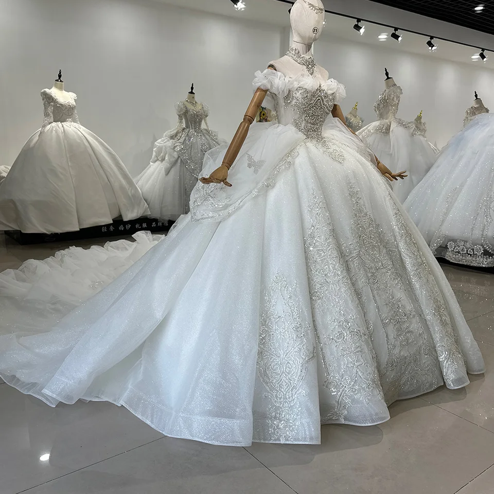 スイートピー❣️エンゼルウエディング❣️ Jancember Romantic Sweetheart Wedding Dress Elegant Dresses