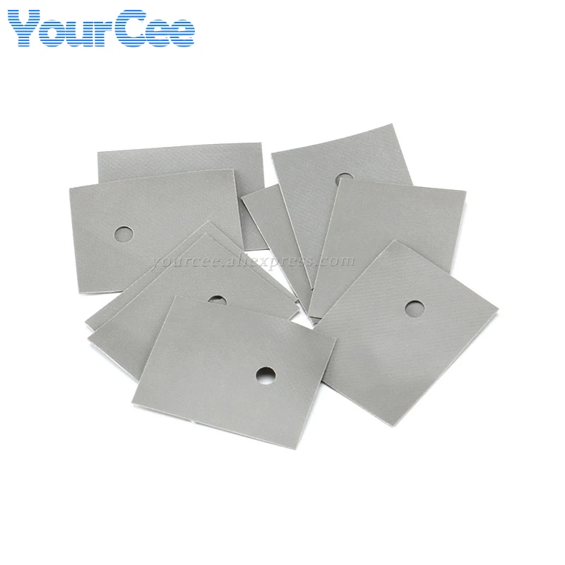 TO-3P TO-220 TO220 Isolated Silicone Pad Sheet Strip Heatsink Shim 100pcs/5pcs silicone pad