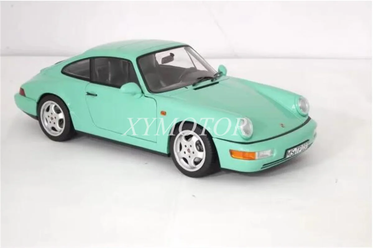 

NOREV 1/18 For Porsche 911 Carrera 2 Cabriolet 1990 Diecast Model Car Tiffany Green Toys Gifts Hobby Display Ornament Collection