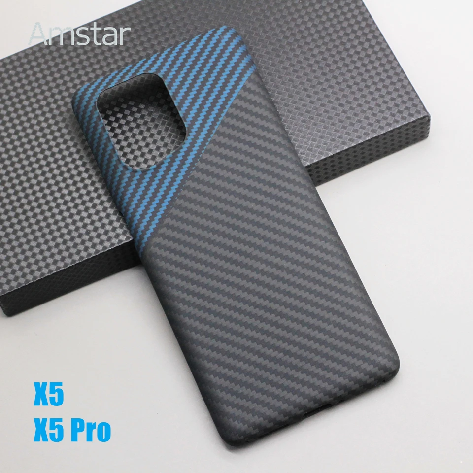 Amstar Dual Color Carbon Fiber Case for OPPO Find X5 Pro Ultra thin