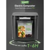 Electric Compost Bin Kitchen Capacity Composter Bins Outdoor Indoor with Tri-Blade, Smart Waste Dispenser Countertop Compost 3