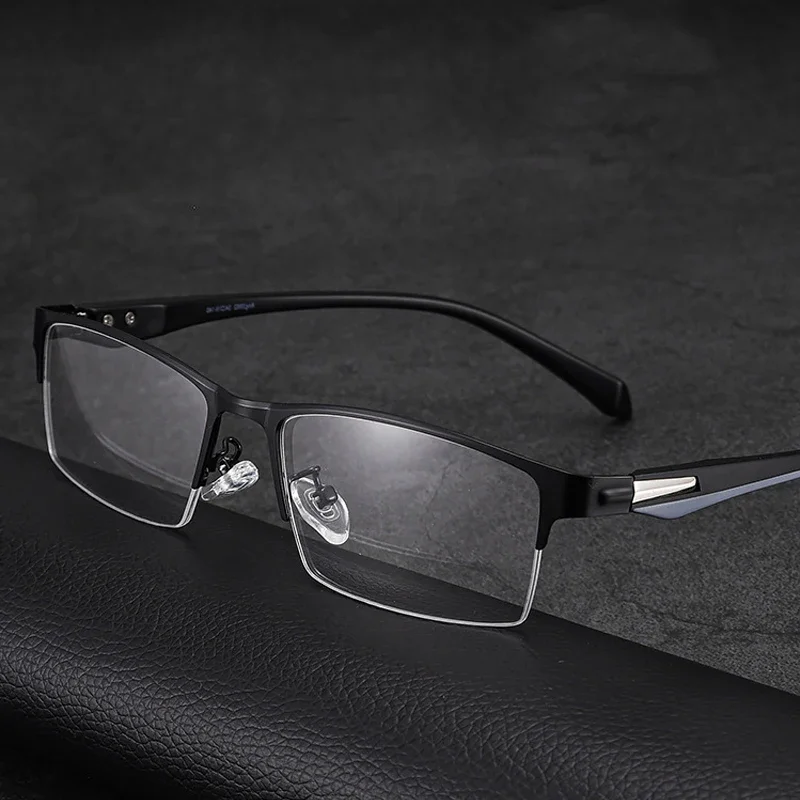 gafas presbicia lentes medio marco hombre