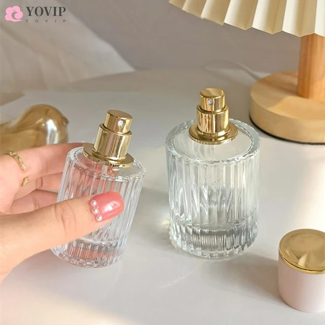 Buy Wholesale China In Stock Oblate 30ml Transparent Simple Design Square  Atomizer Glass Perfume Bottle With Sprayer & Glass Perfume Bottle at USD  0.34